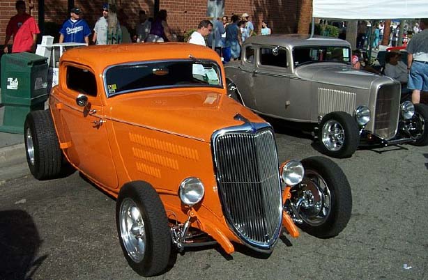 34 Ford Hiboy Chopped 3W Coupe