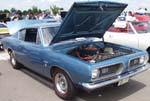 68 Plymouth Barracuda 2dr Hardtop