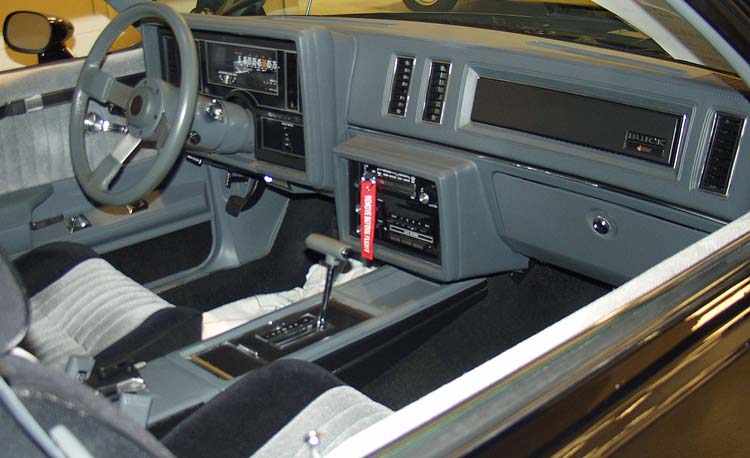 87 Buick Regal Grand National Coupe Dash