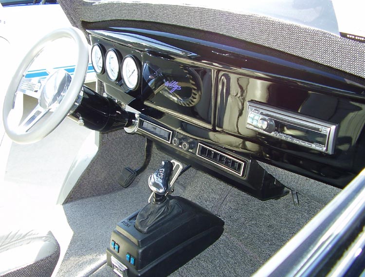 40 Willys Chopped Pickup Custom Dash