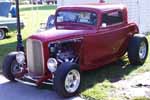 32 Ford Chopped Hiboy 3 Window Coupe